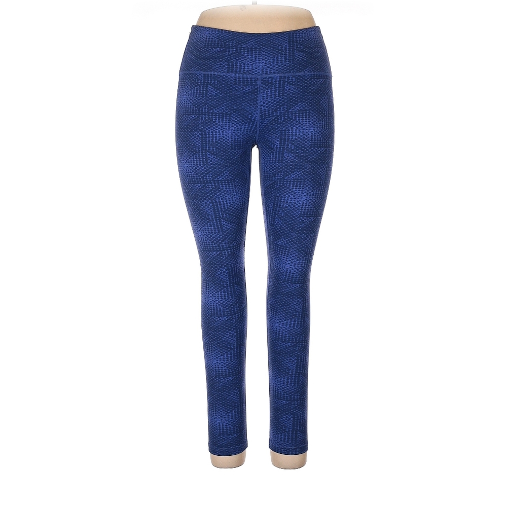 Tuff Athletics Tummy Control High Rise UPF 40 Activewear Legging Size: L